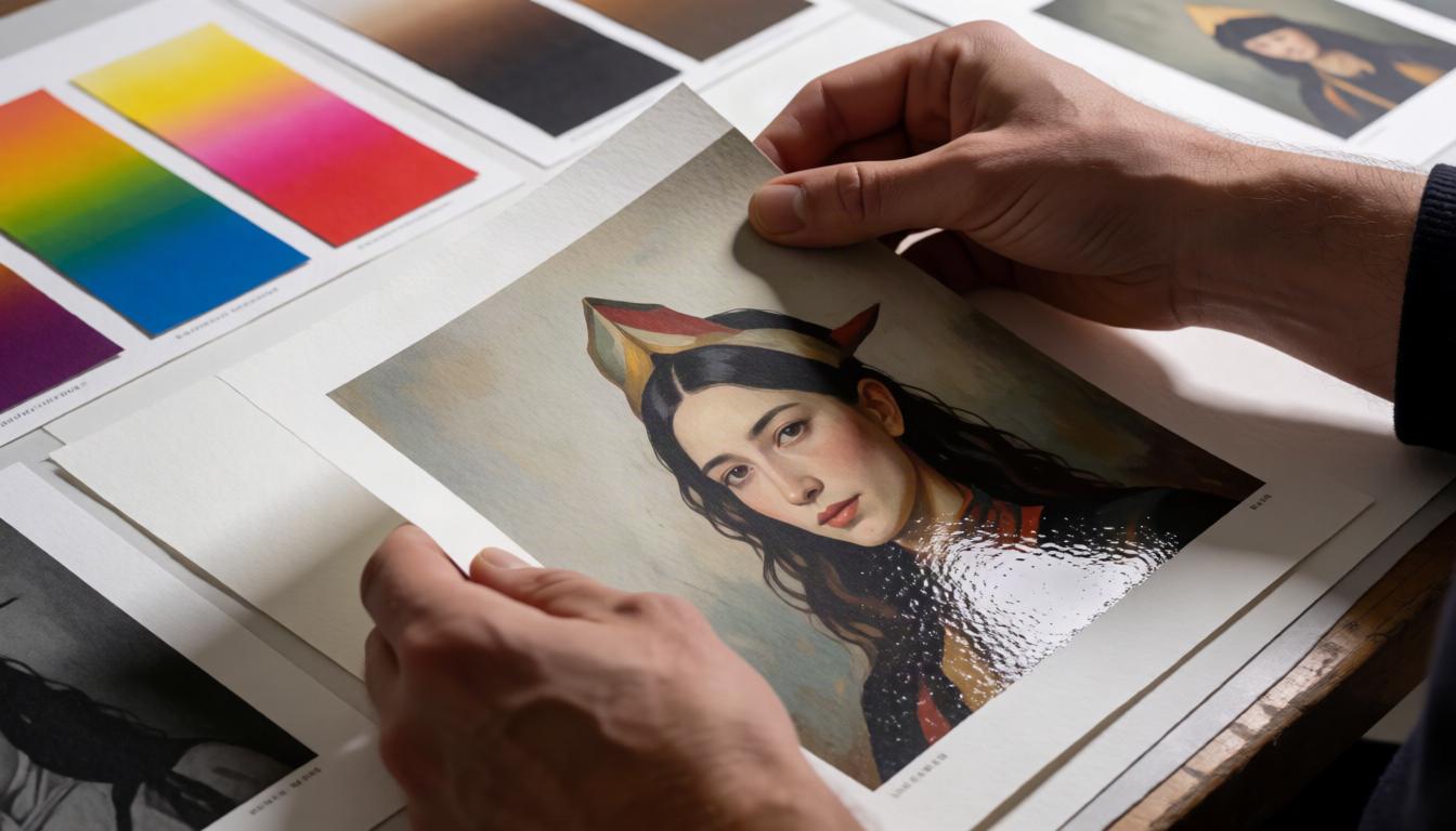 A clear print process